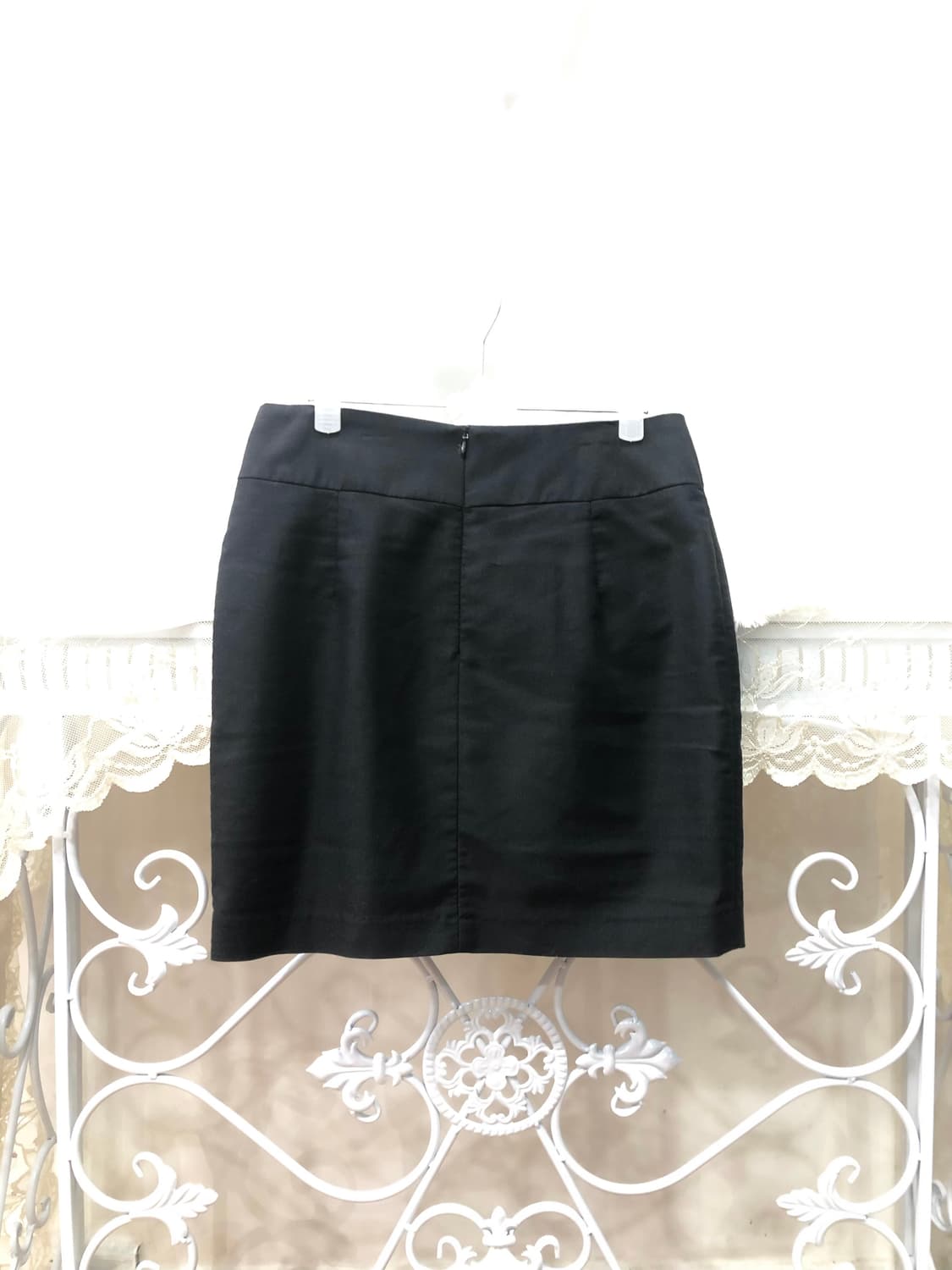 black asymmetric button mini skirt 상품이미지2