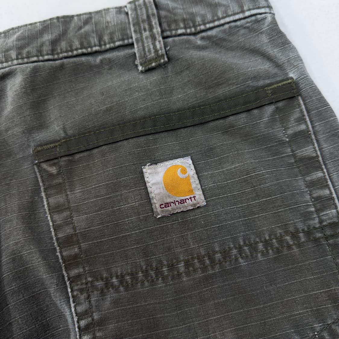 칼하트 OG 카펜터 모스그린 페이딩 탄창 워크 카고팬츠 상품이미지7