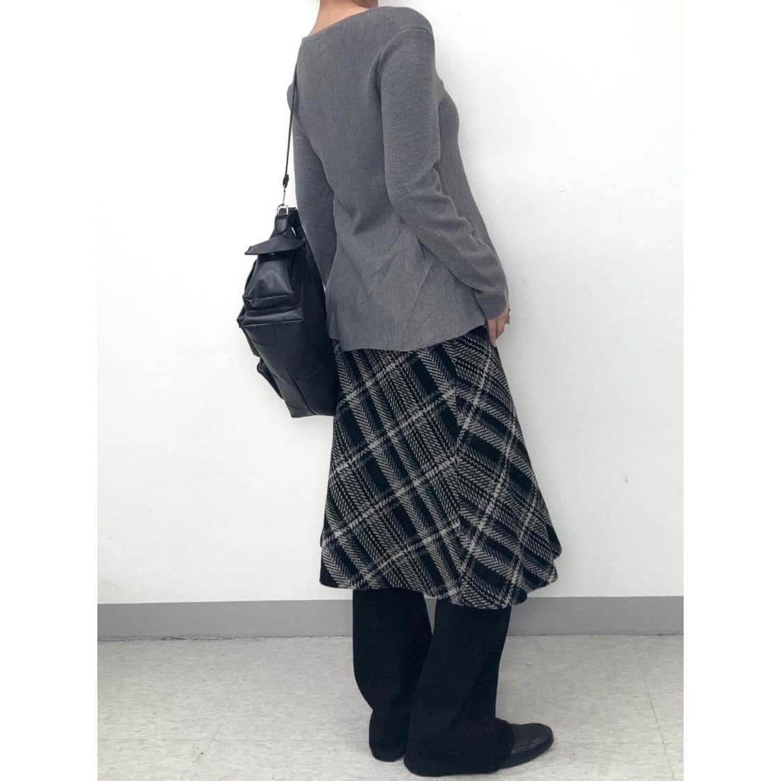 빈티지 그레이 니트 상품이미지3