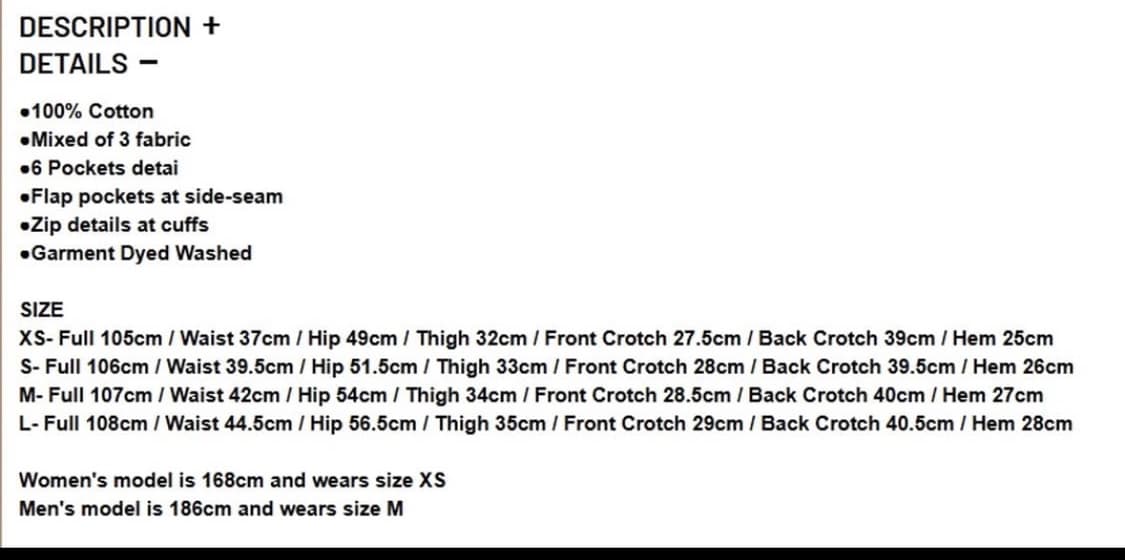 EE 카고팬츠  상품이미지4