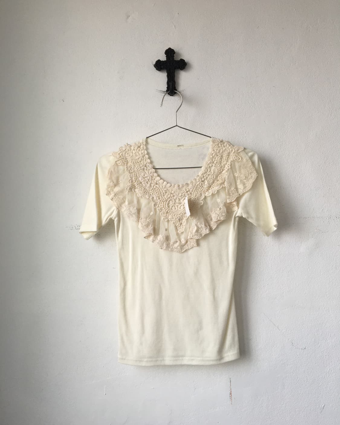 Crochet point t shirt 상품이미지2