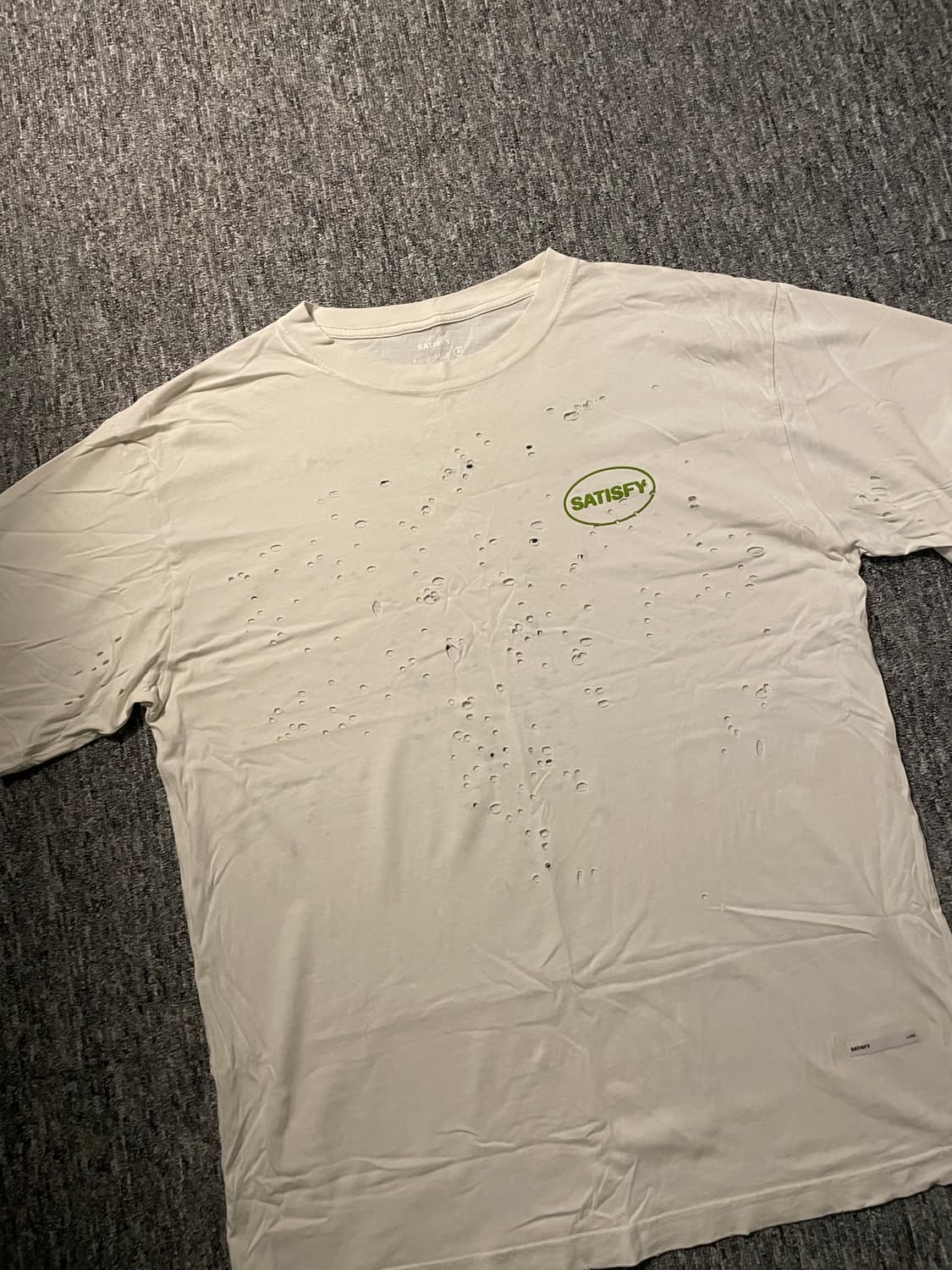 새티스파이 모스테크 반팔 화이트 [4] 상품이미지1