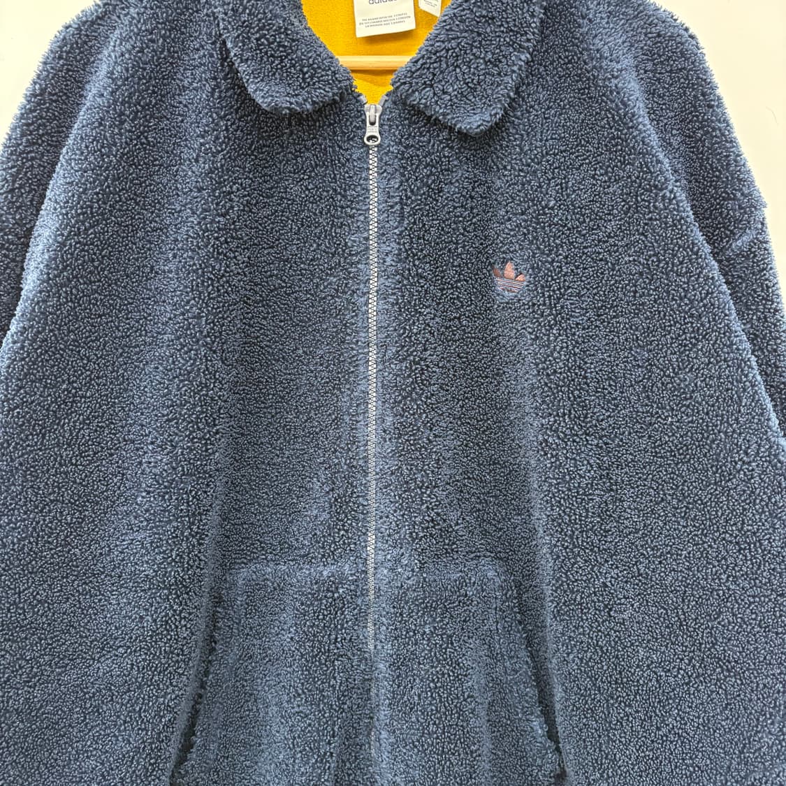 아디다스 네이비 뽀글이 플리스 자켓 남/XL 상품이미지2