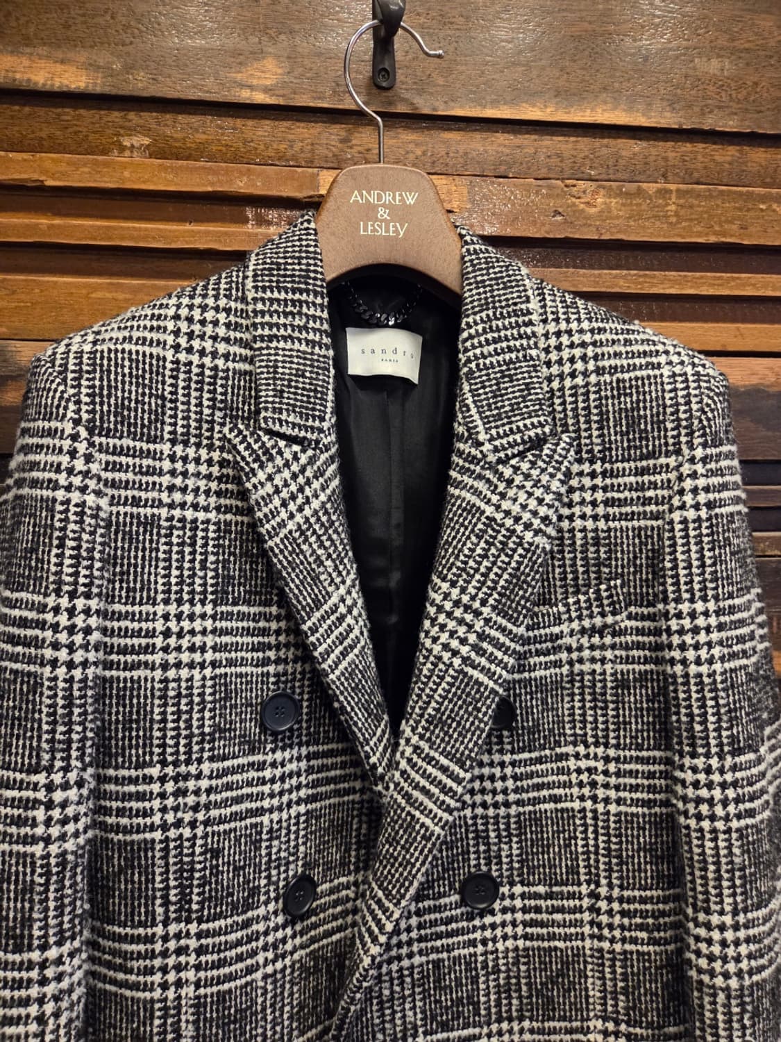 산드로 더블브레스티드코트  상품이미지2