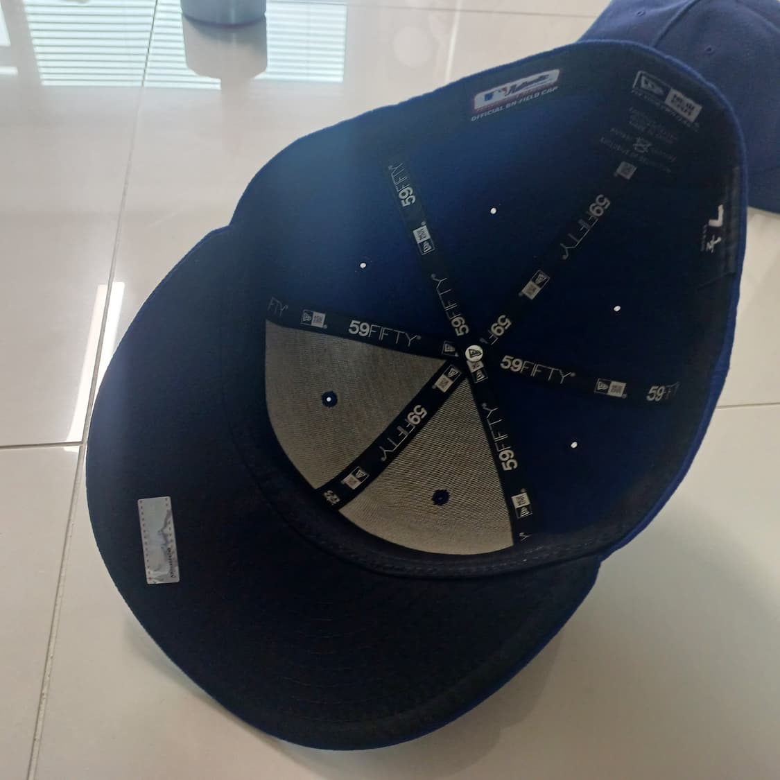 LA뉴에라59FIFTY 사이즈7에2분에1 블루 상품이미지2