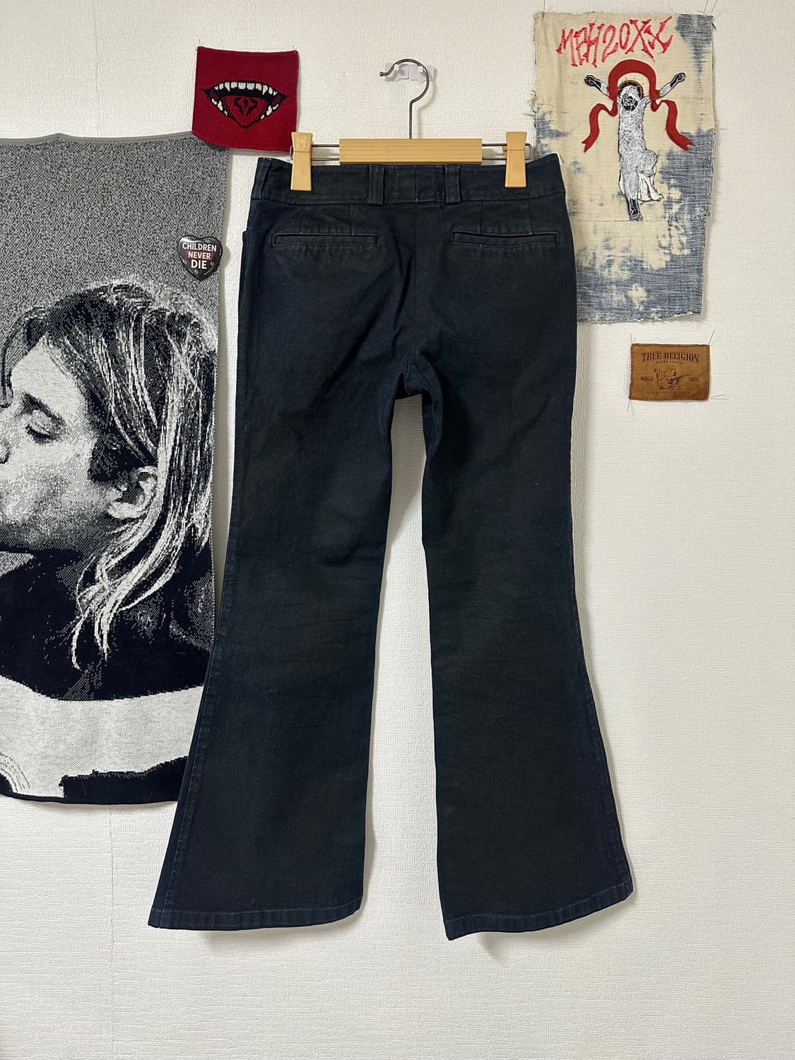 토네이도마트 버튼 플라이 다크 인디고 부츠컷 데님 팬츠 상품이미지3