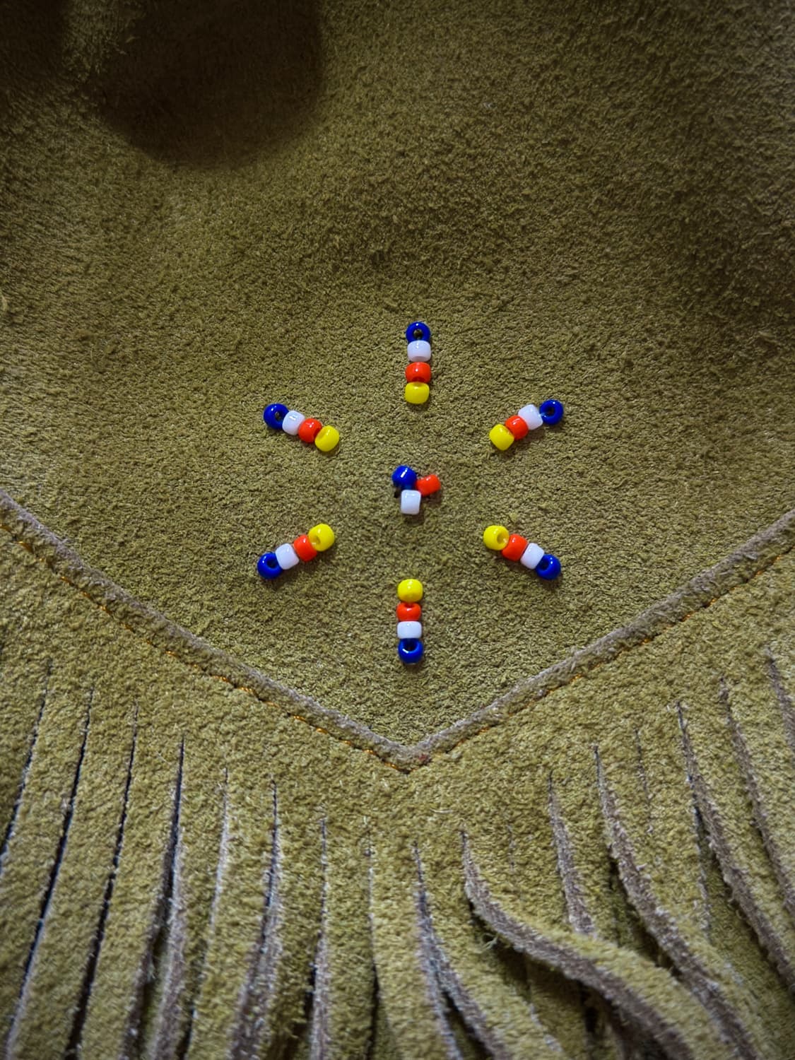 Western suede Fringe beaded mini bag 상품이미지4