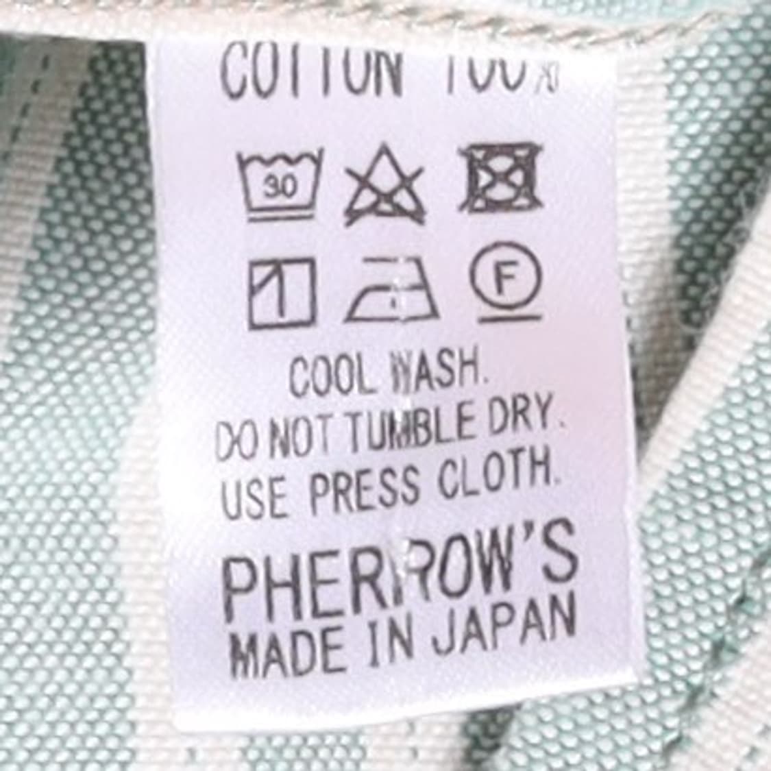 페로우즈 Pherrows Stripe Pattern Shirt

 상품이미지8