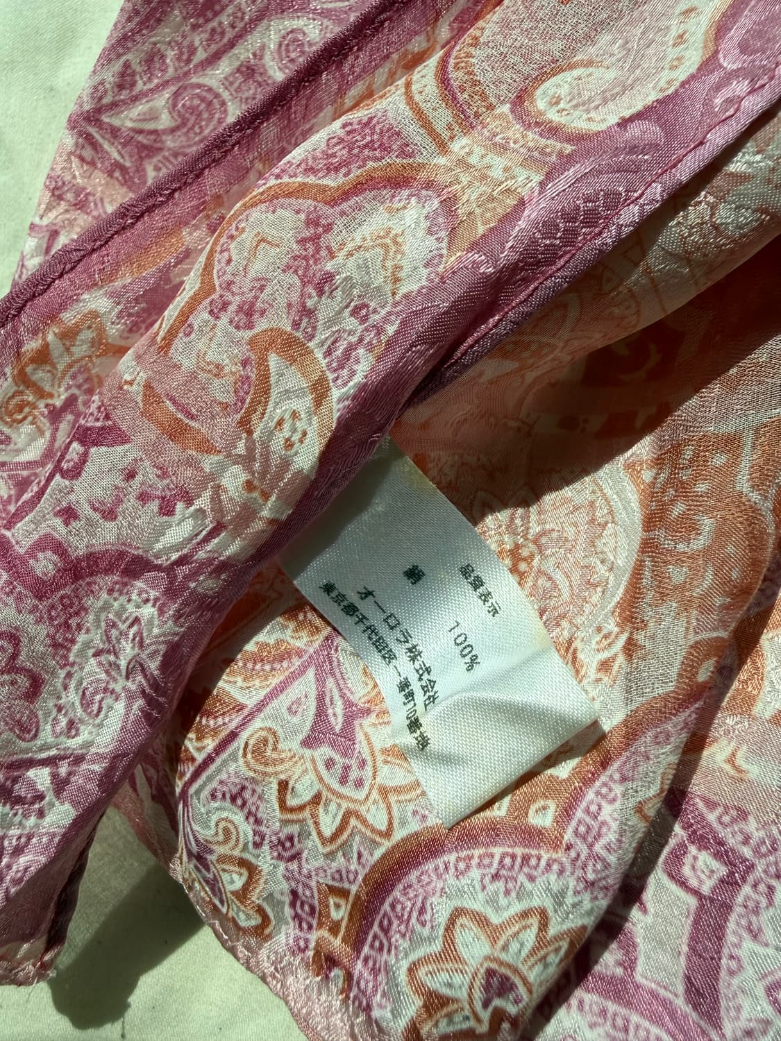 핑크 스카프 상품이미지3