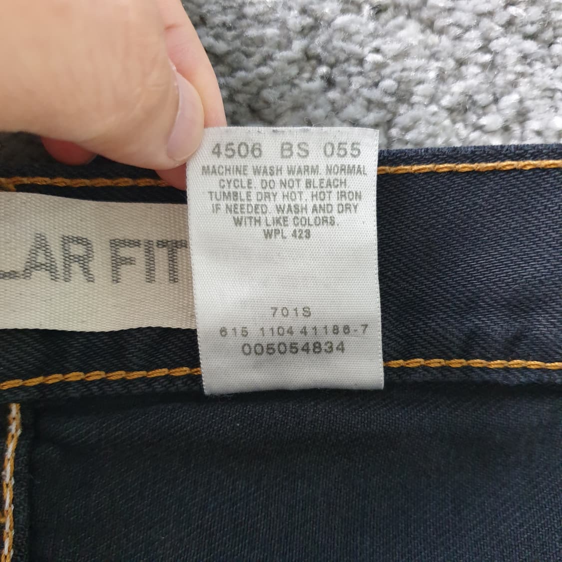 LEVI'S 505 레귤러핏 데님 팬츠 상품이미지3