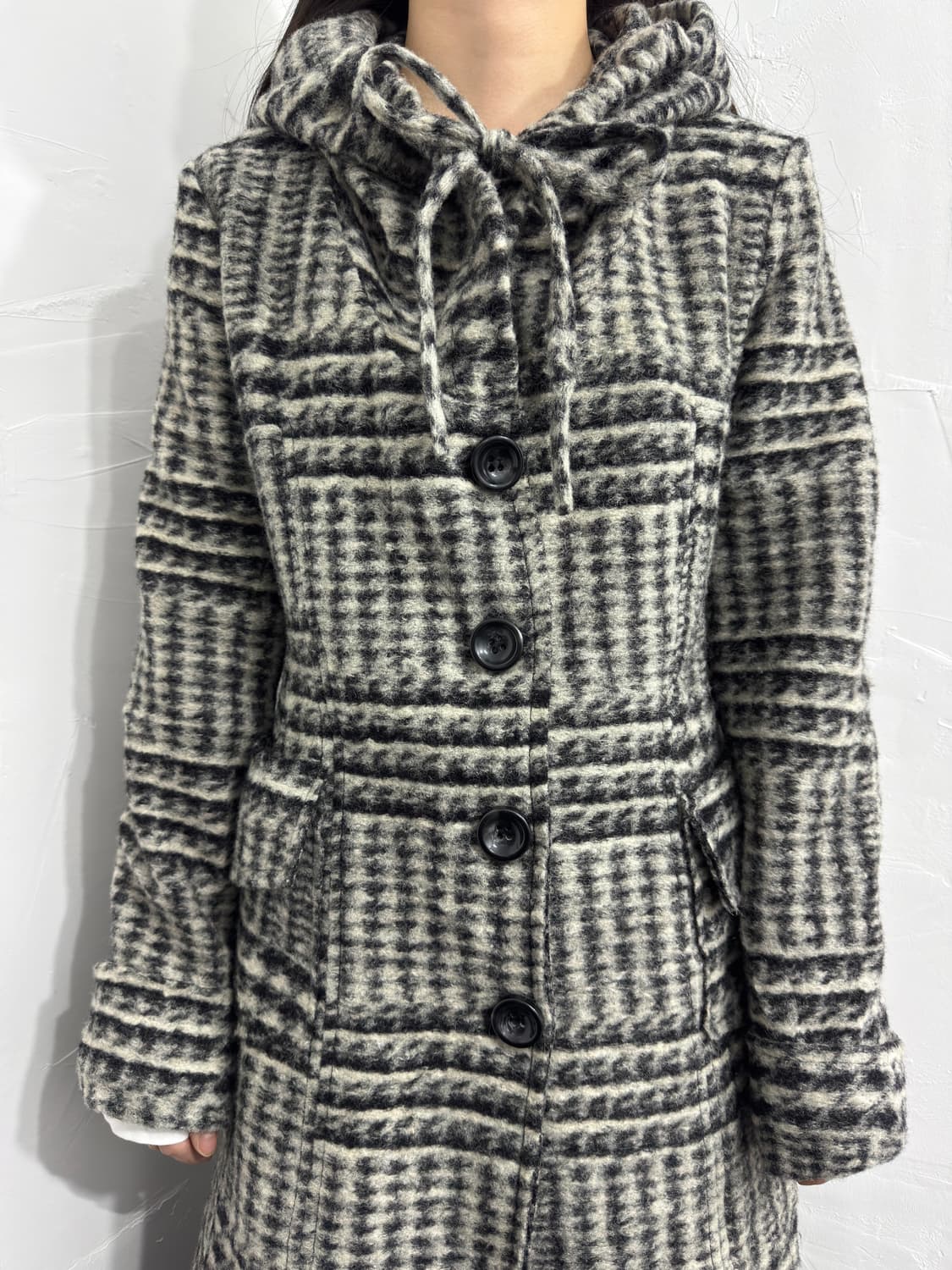 mdept check coat 상품이미지2