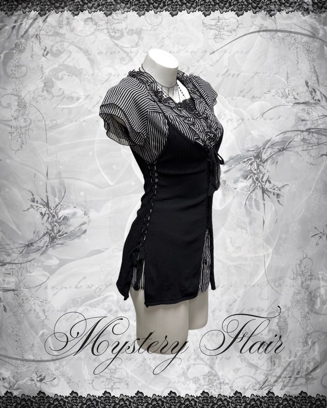 공겜여주 로맨틱 고스 코디세트 4pcs 상품이미지4