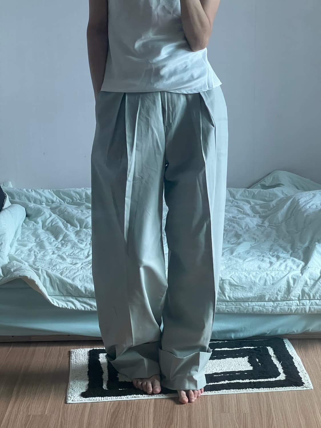 트리밍버드 Roll-up Inverted Pleats Pants 상품이미지5