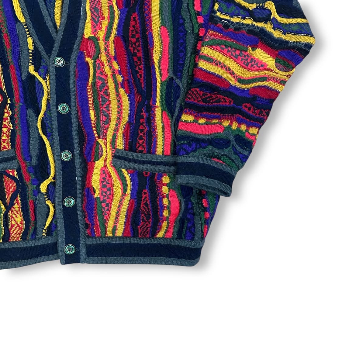 쿠지 케이블 니트 가디건 상품이미지3