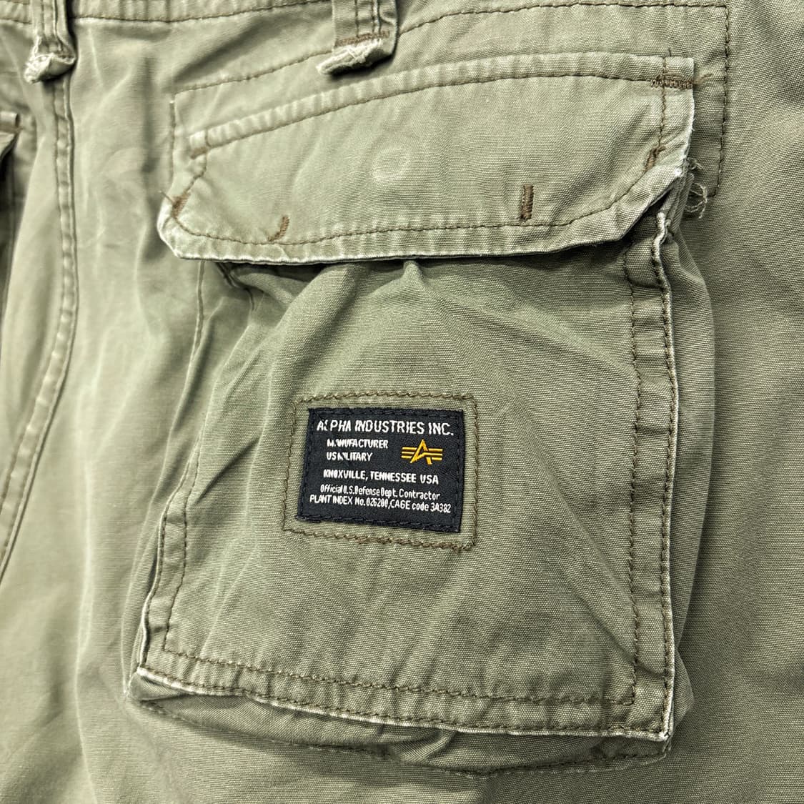 알파인더스트리 밀리터리 카고포켓 코튼 하프팬츠 N1256   상품이미지7
