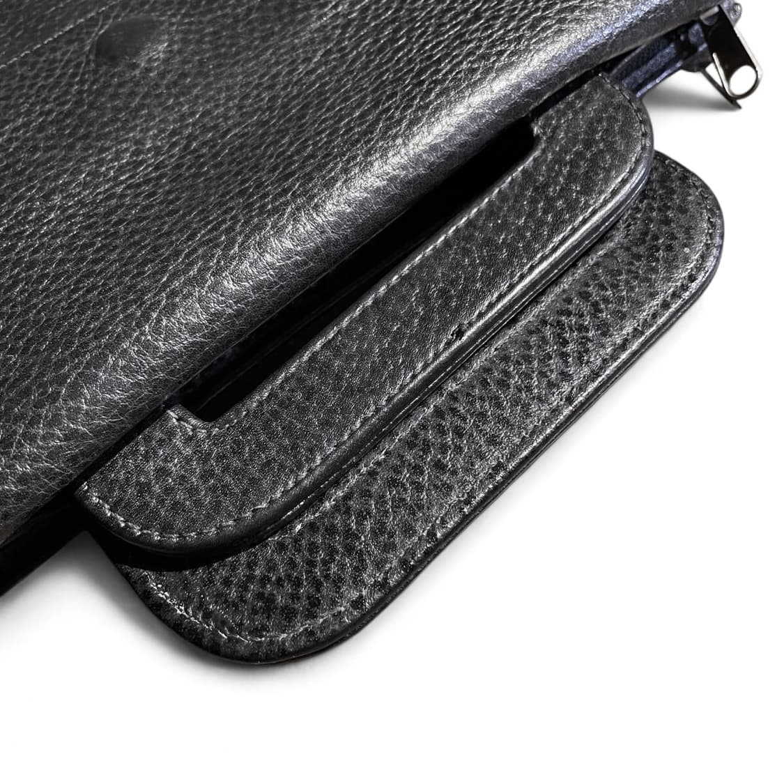 꼼데가르송 트리콧 레더 핸드백 상품이미지3