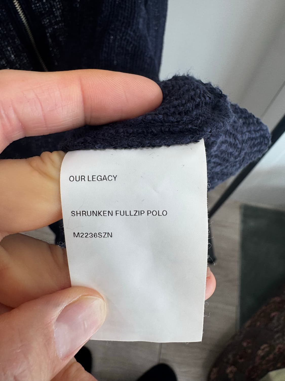 아워레가시 슈렁큰 풀집 폴로 네이비 48 상품이미지5