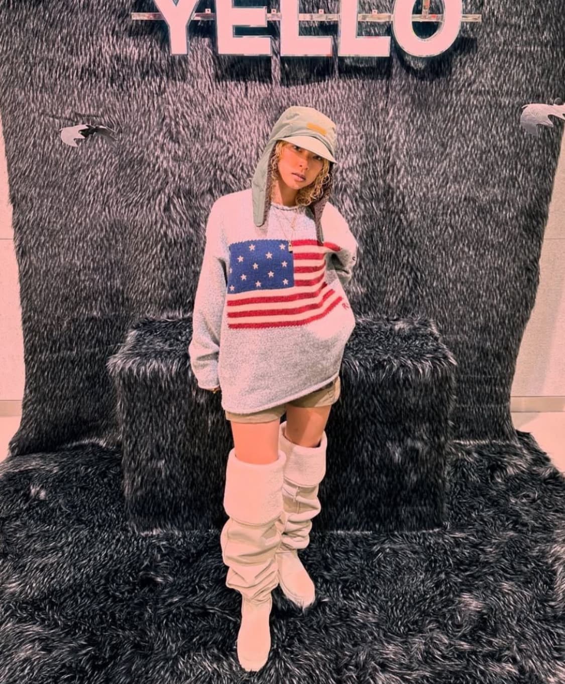 YELLO 옐로 베이지 부츠 상품이미지10