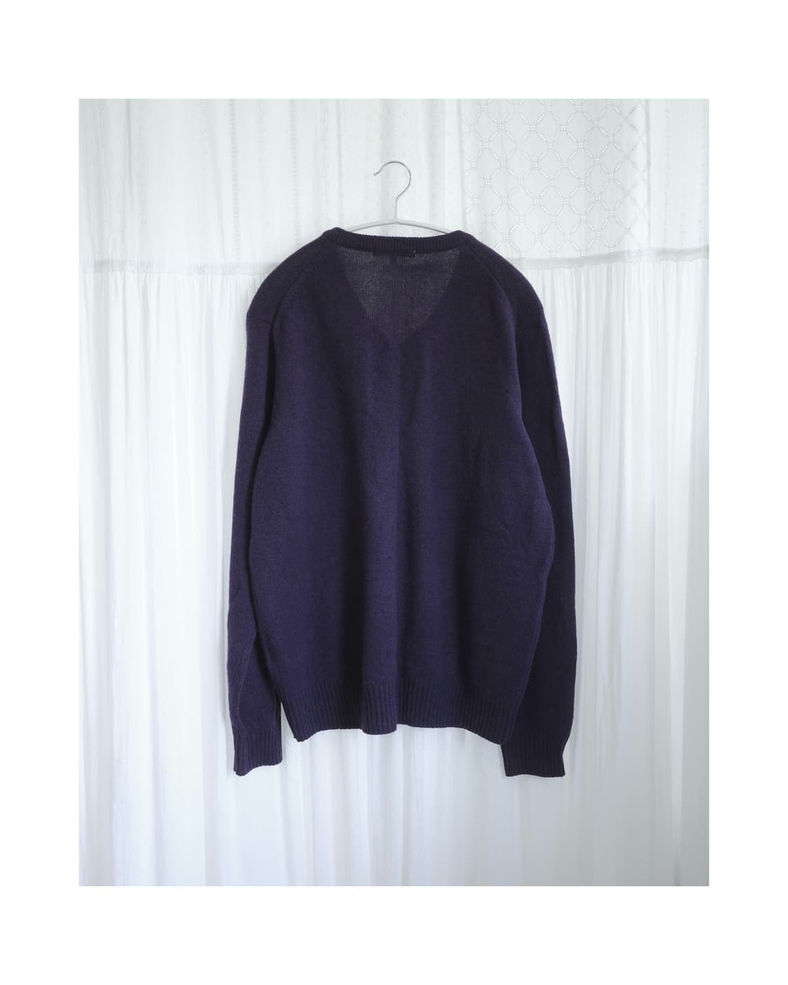 Lambswool deep purple knit 상품이미지4