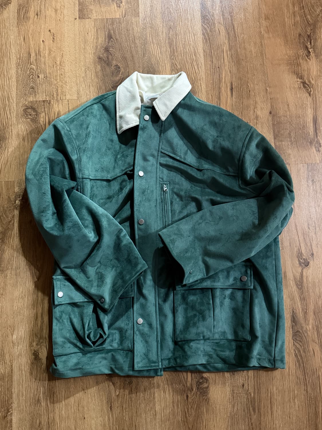 호노 스웨이드 워크 자켓 그린 상품이미지2