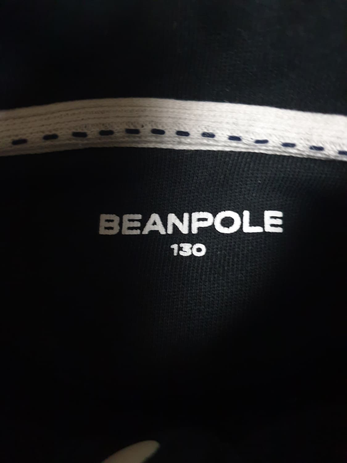 빈폴 키즈 남아용 하프버튼 카라 클래식레터링 로고 스웨트셔츠 (130) 상품이미지4