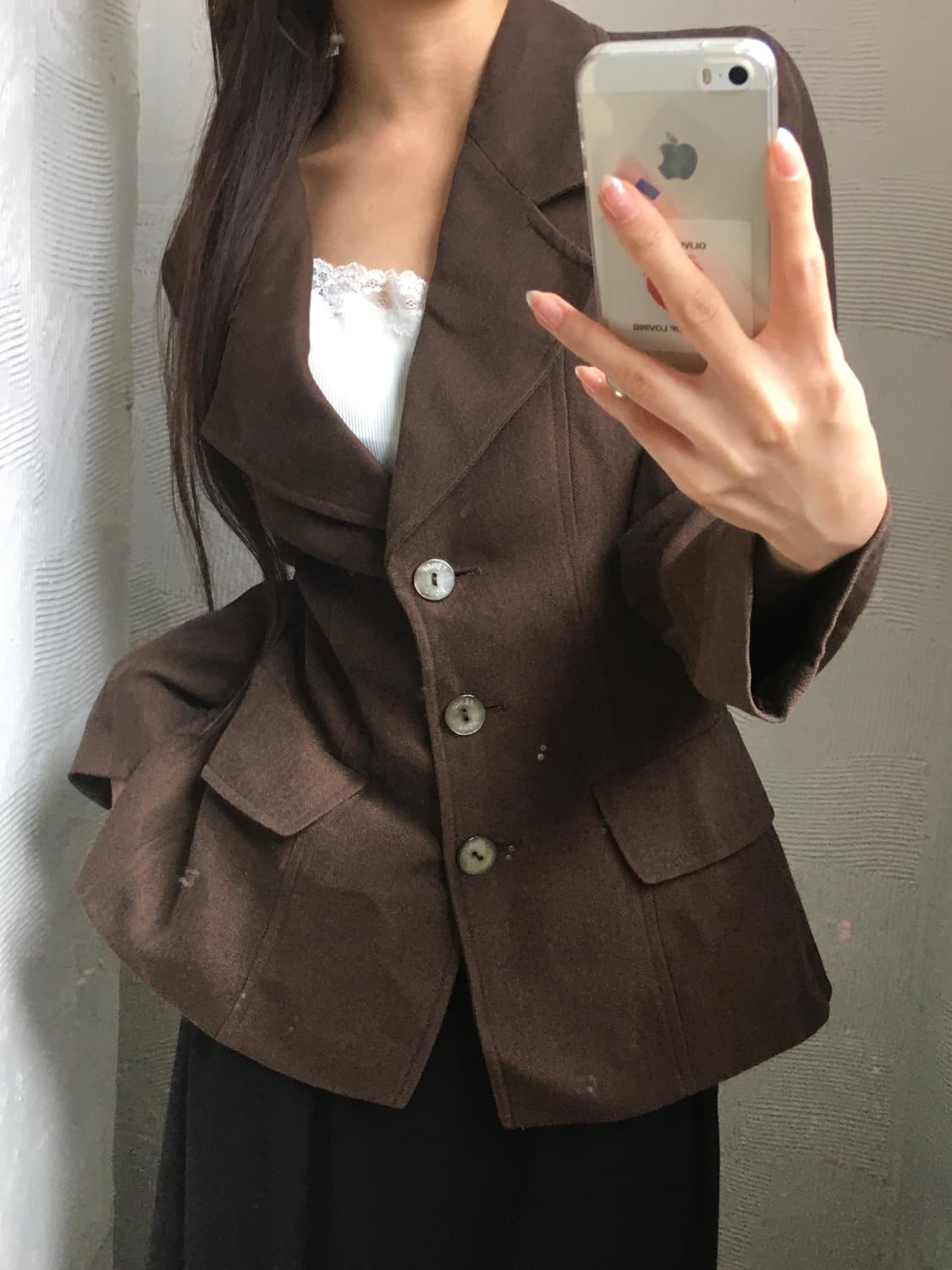 Fendi 펜디 브라운 컬러 3B 자켓 상품이미지2