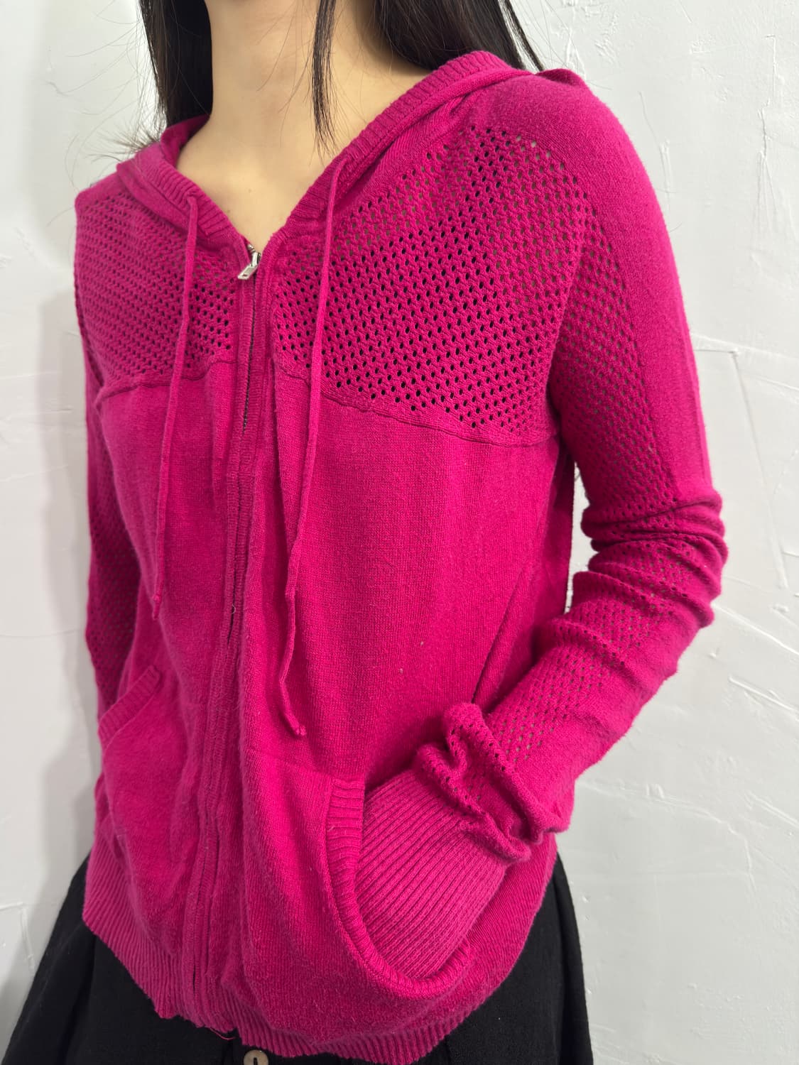 banana republic pink hood zipup 상품이미지2