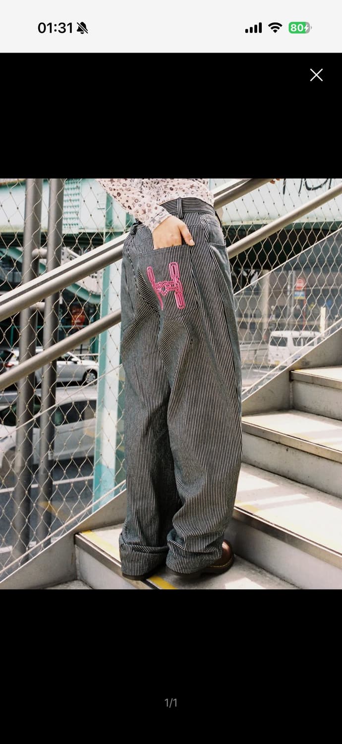 웹하우스 데님 팬츠  상품이미지1