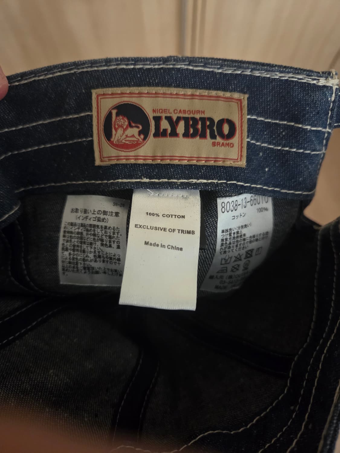 나이젤 카본 LYBRO 데님 메카닉 a-3 볼캡 상품이미지4
