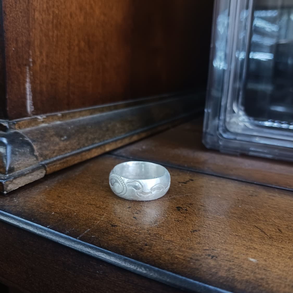 태극구름 순은99 은가락지 8미리 상품이미지7