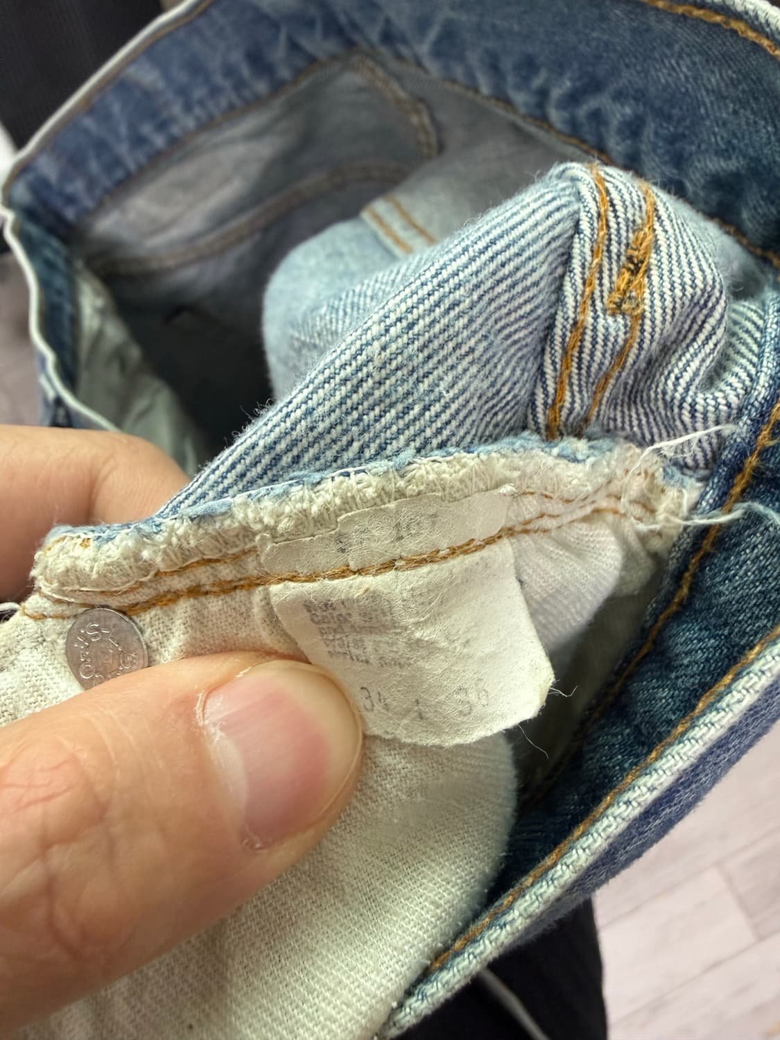 Vintage Levi’s selvedge denim 1970s 상품이미지5