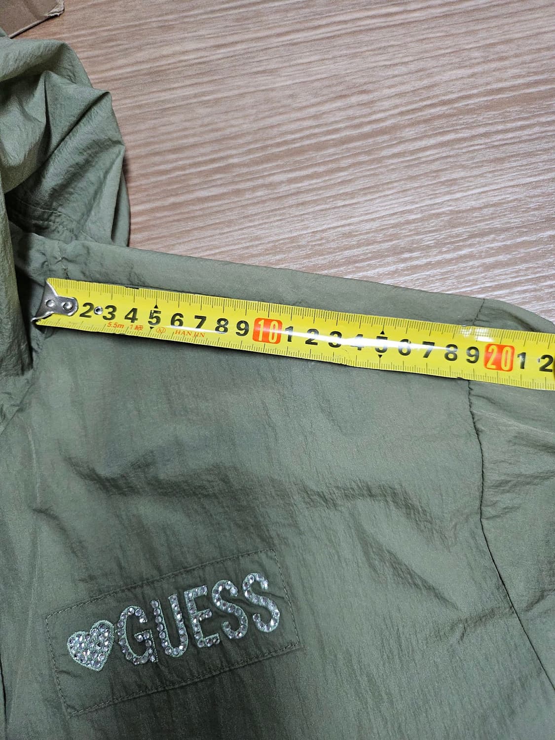 Guess  후드 자켓 올리브 그린  155  성인여성 S 상품이미지8