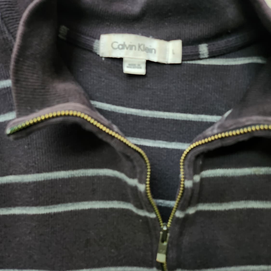 켈빈클라인 니트 집업 상품이미지2