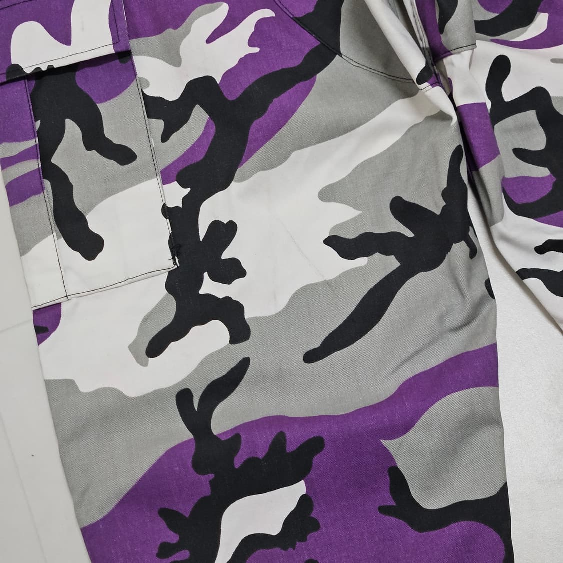 로스코 퍼플 카모 카고 조거팬츠 M 상품이미지3