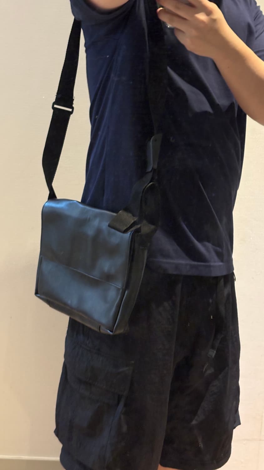 (택포) 피스메이커 신세틱레더 크로스백 상품이미지3