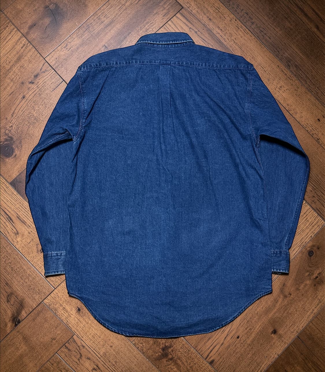 90s 폴로 컨트리 버튼다운 데님셔츠 L 상품이미지5