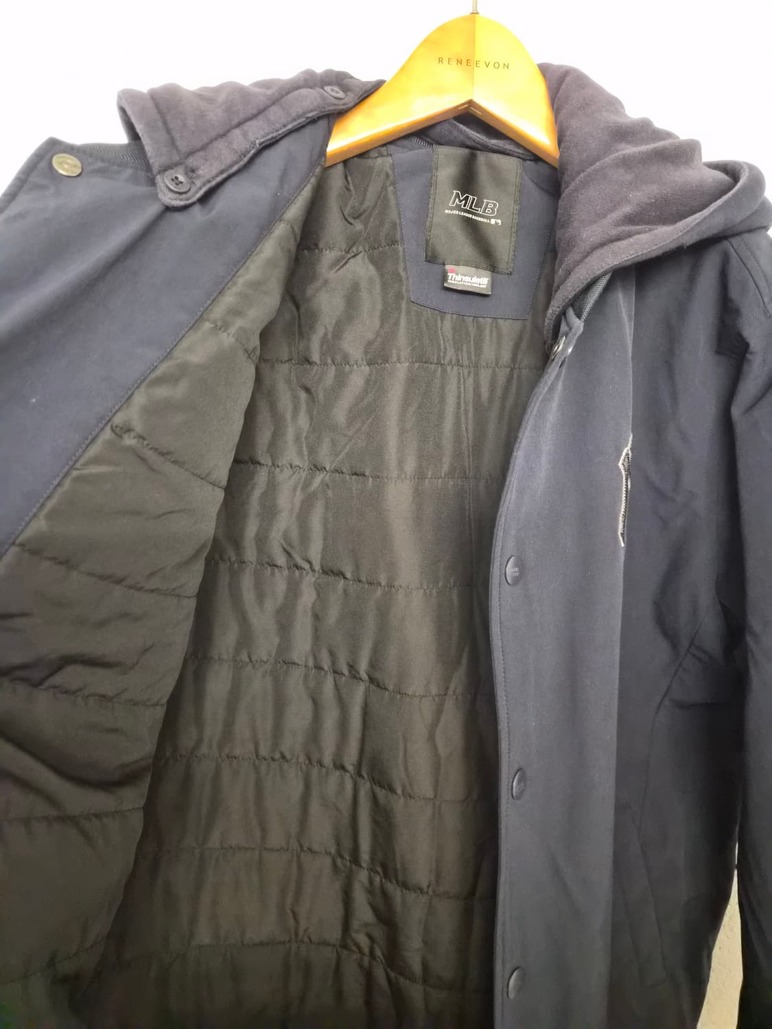 110) MLB 뉴욕양키즈 신슐레이트 하프코트 팝니다 상품이미지4