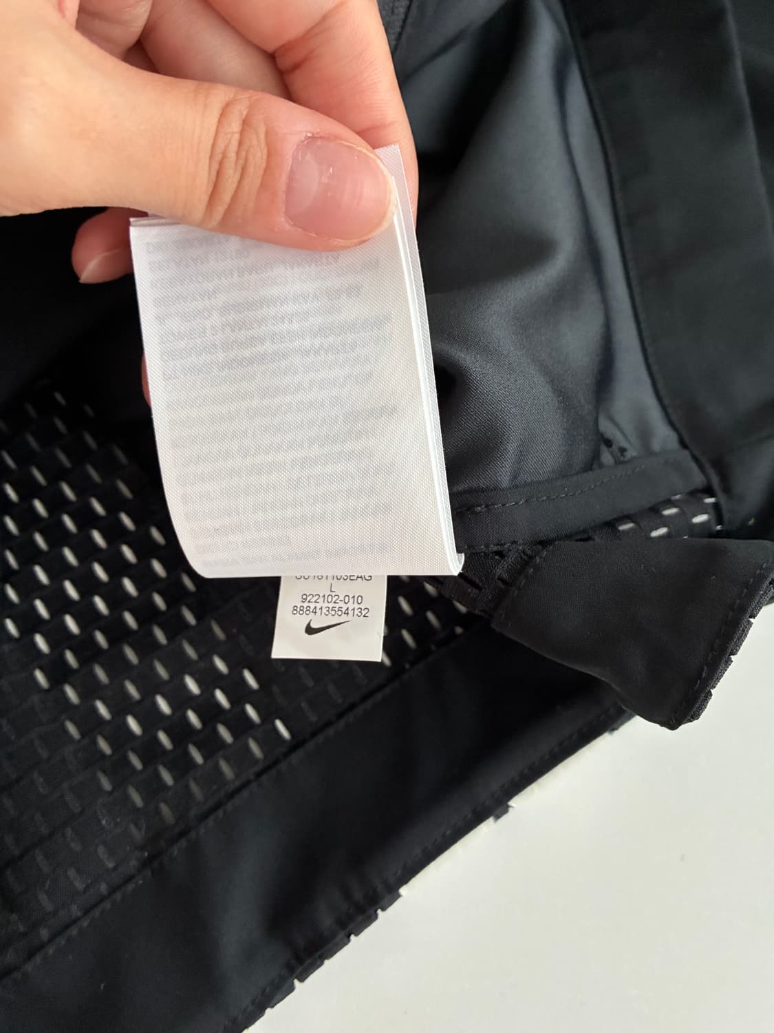 L) 나이키 여성 메쉬 크롭 봄버 자켓 블랙 상품이미지7
