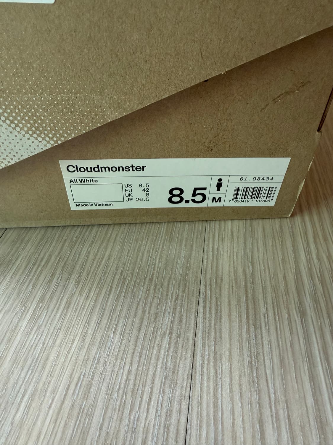 [270] 온 러닝 클라우드몬스터 올 화이트 상품이미지9