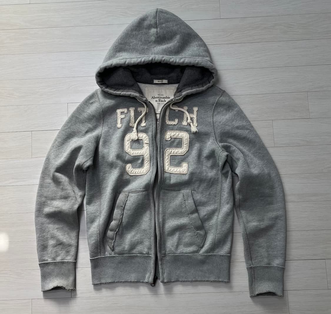 아베크롬비 빈티지 양홍원 후드집업 그레이 상품이미지1