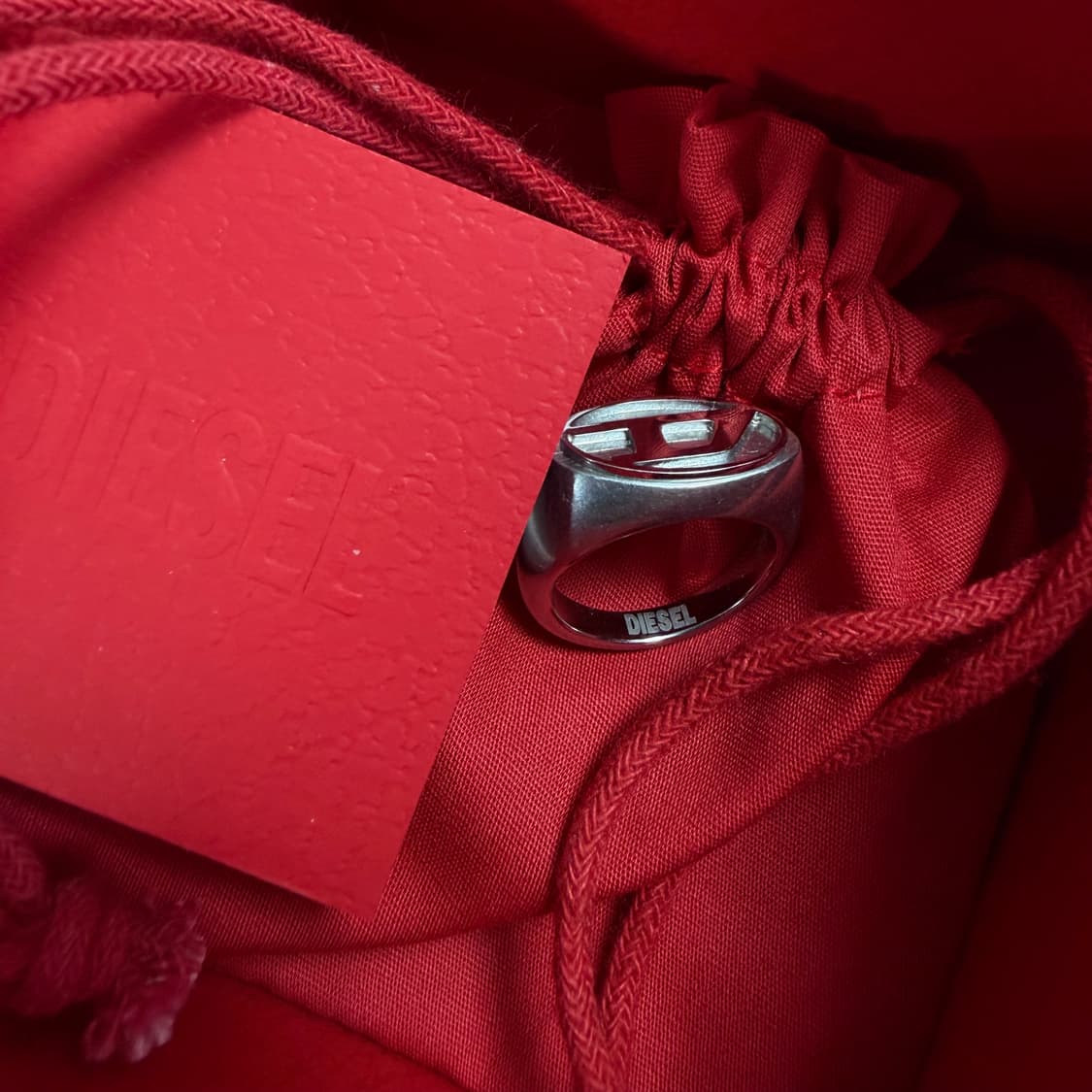 디젤 시그넷 반지 실버 6.5호 상품이미지2