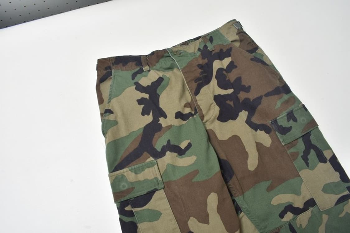 오리지널 카모 BDU 전투복 바지 S 상품이미지6