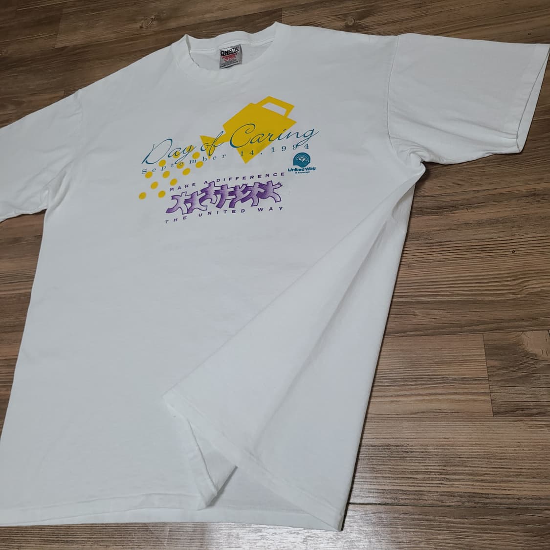 (XL105) USA 90s 오네이타 빈티지 반팔 티 티셔츠 싱글스티치 상품이미지6