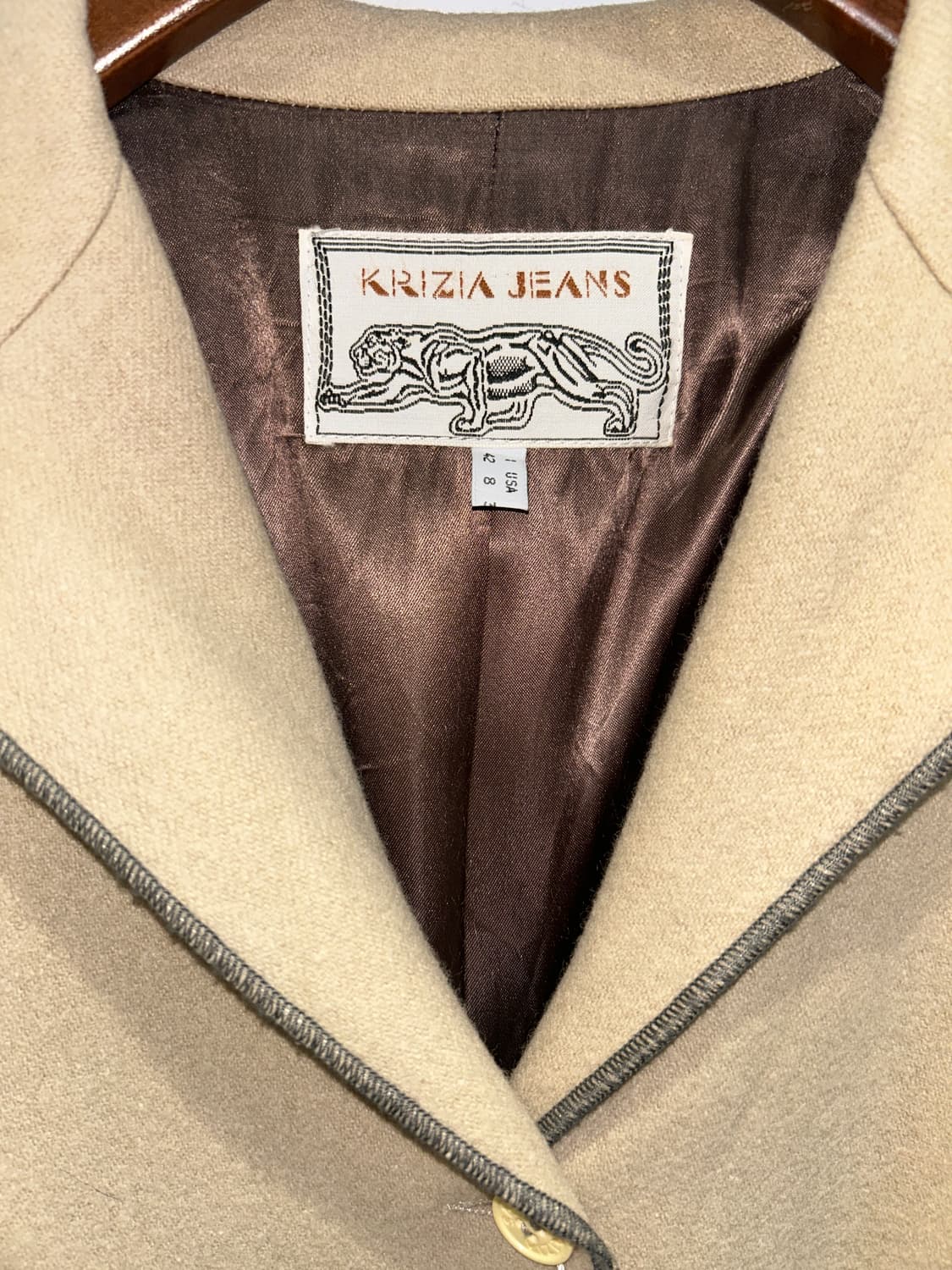 KRIZIA JEANS 울 블레이저 자켓 상품이미지5