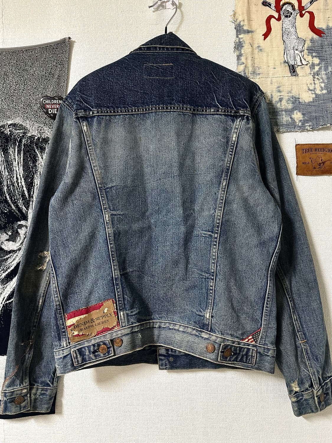 폴로 데님앤서플라이 리워크 데님 자켓 (아메리칸 패치워크 커스텀) 상품이미지6