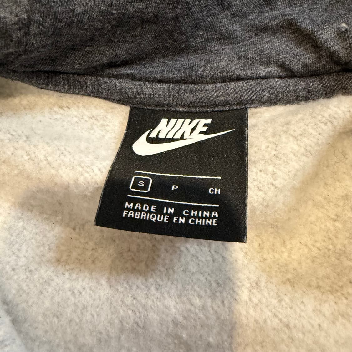 Nike 진 그레이 후드 집업 상품이미지3