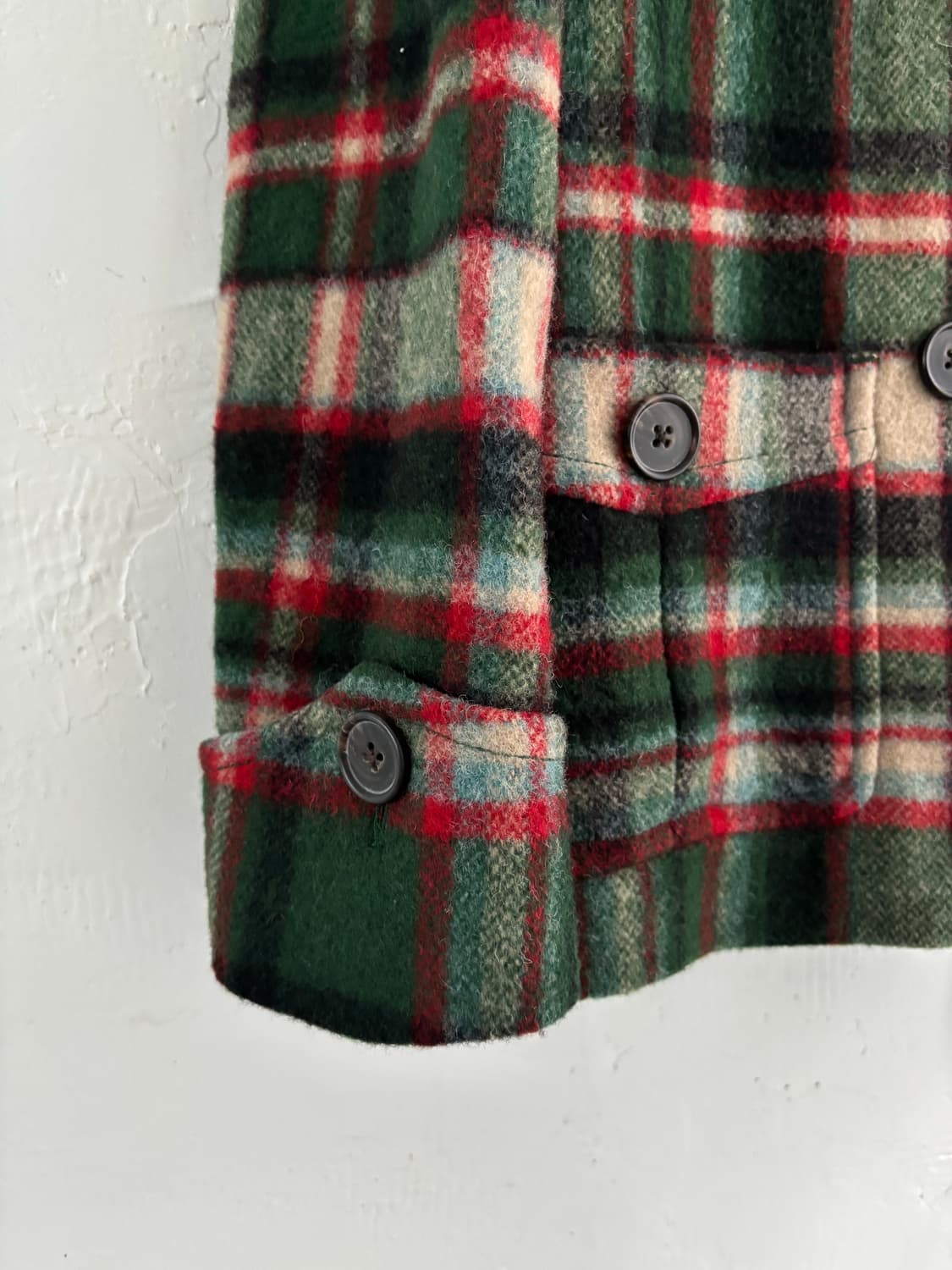 Polo 폴로 랄프로렌 신형 플래드 울 크롭 헌츠맨 코트 상품이미지7