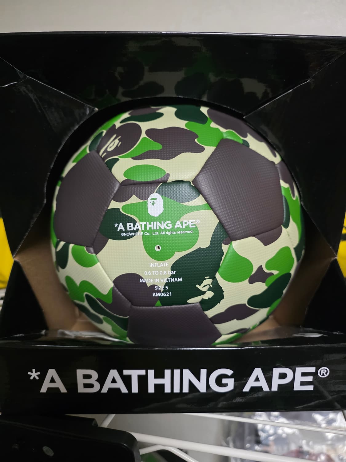 [OS] 베이프 ABC 그린카모 축구공 상품이미지3