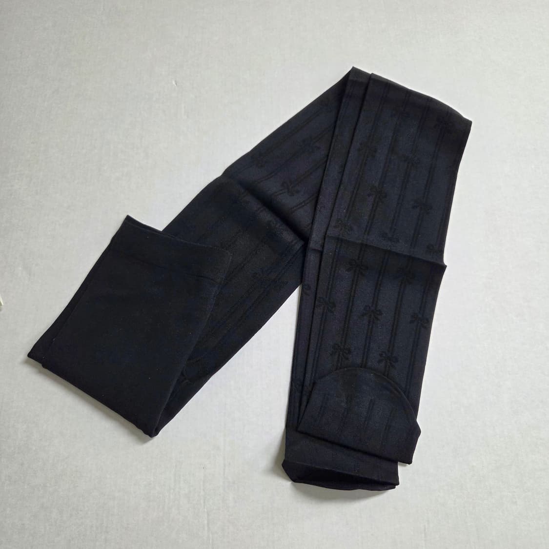 Bow Stripe Tights 리본 스타킹 상품이미지1