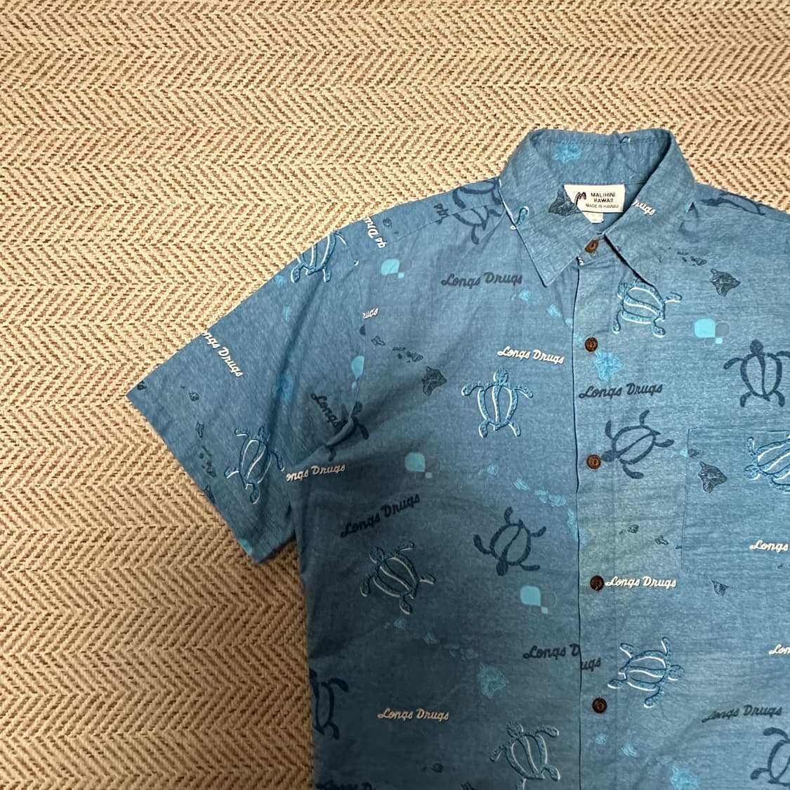 VINTAGE usa made hawaiian shirt 상품이미지3